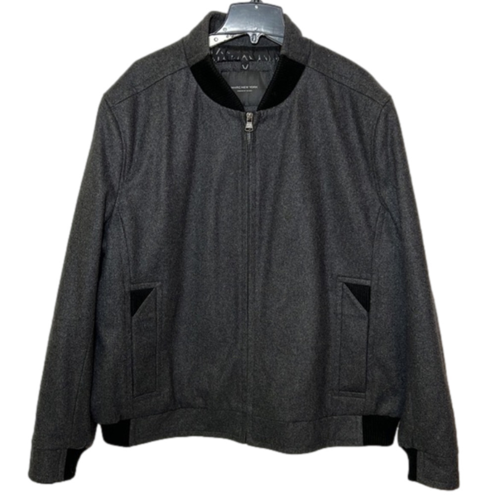 MARC New York by Andrew Marc Barlow Melton Wool Varsity Bomber Jacket - Size XXL